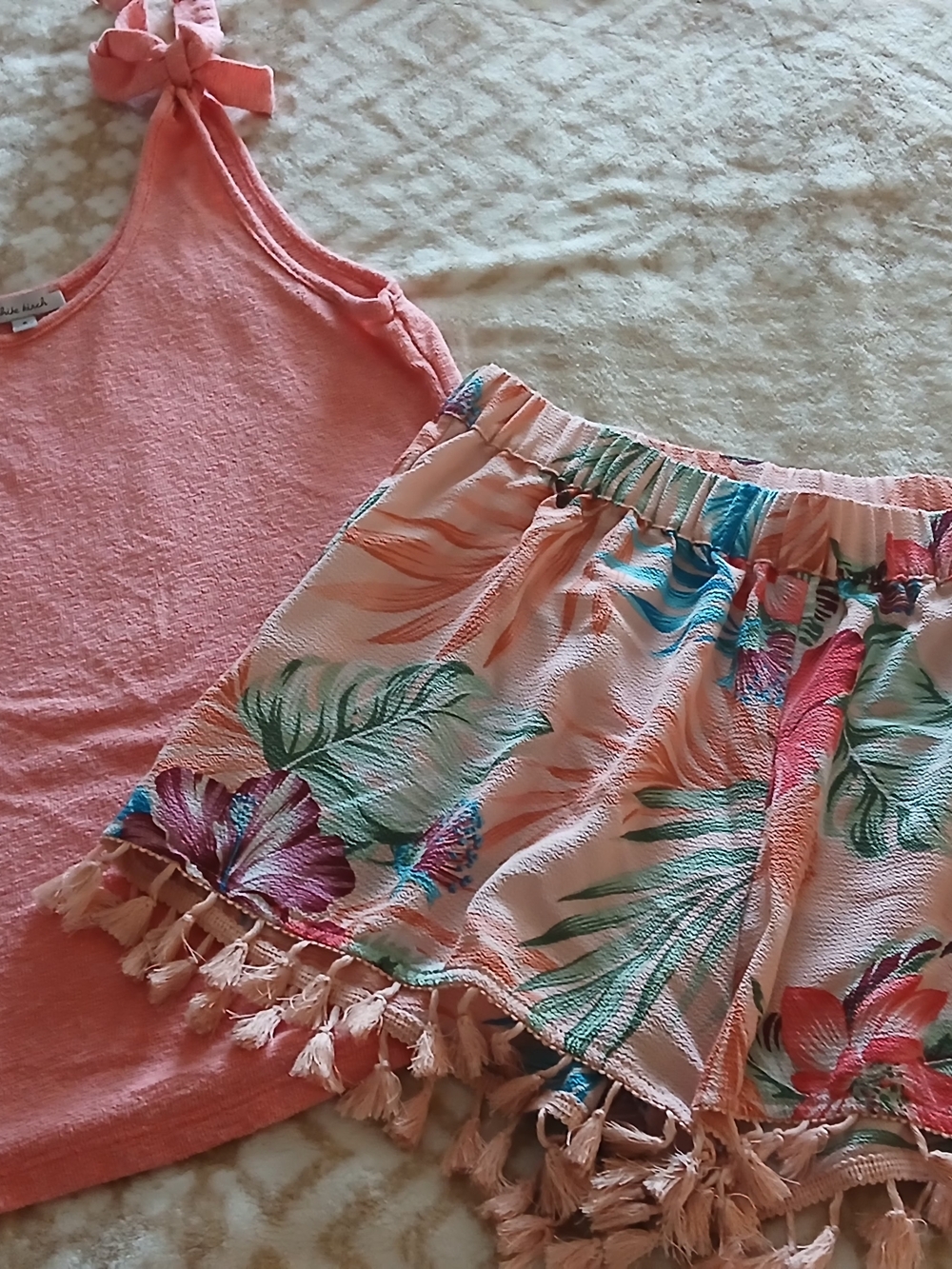 Tropical Shorts Outfit